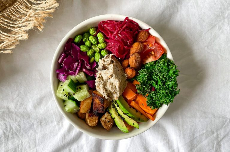 Healthy vegan bowl