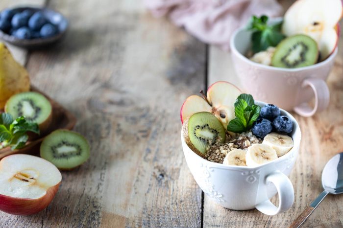 Low-carb vegan breakfast