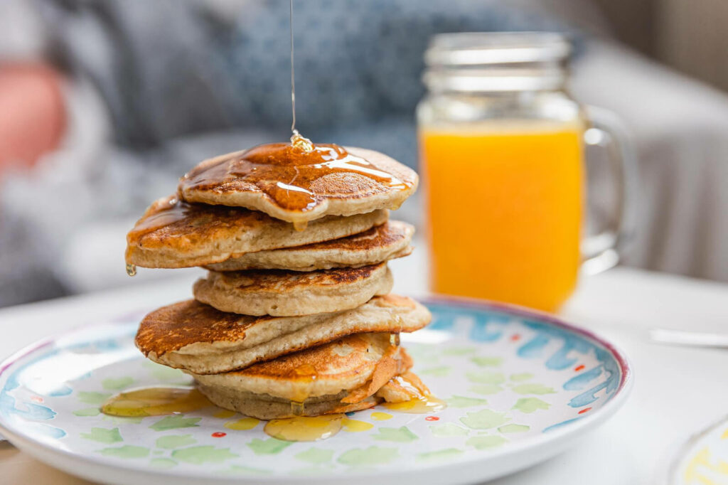 Healthy Whole Wheat Pancakes