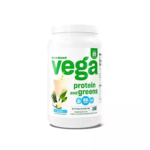 Vega Protein and Greens Vegan Protein Powder Vanilla