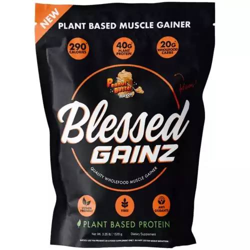 BLESSED Gainz Vegan Protein Powder Mass Gainer
