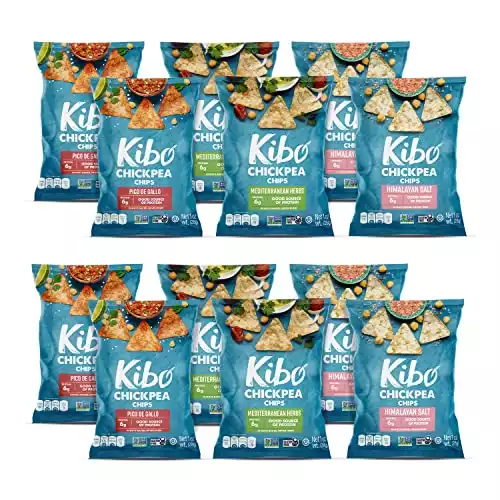 Kibo Chickpea Chips - High Protein/Fiber & Plant-Based