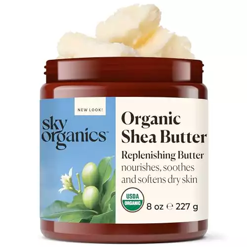 Sky Organics Organic Shea Butter for Body & Face