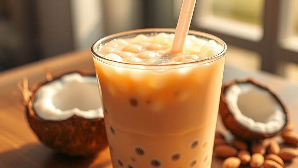 chewy tapioca bubble tea