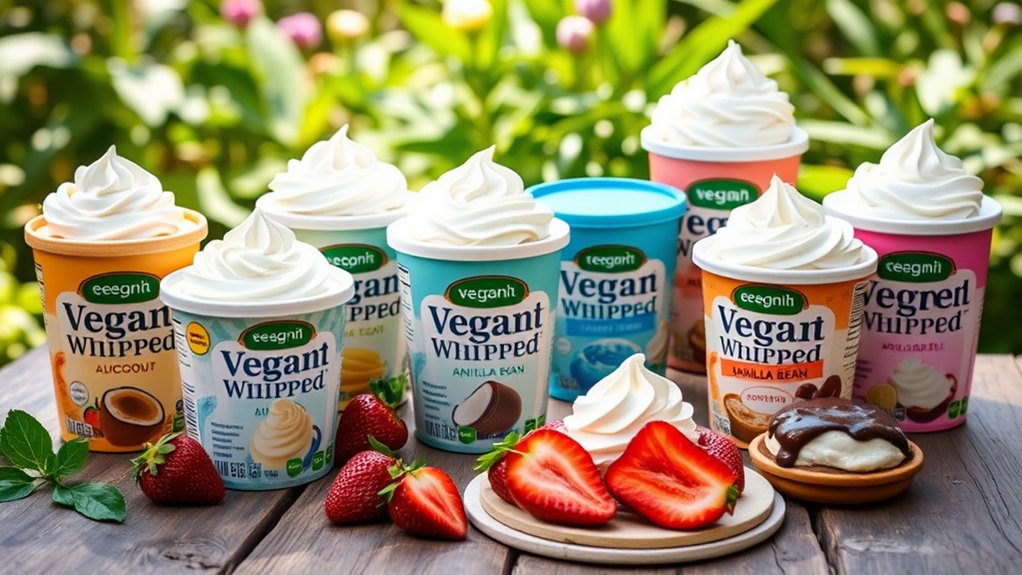 delicious vegan whipped toppings