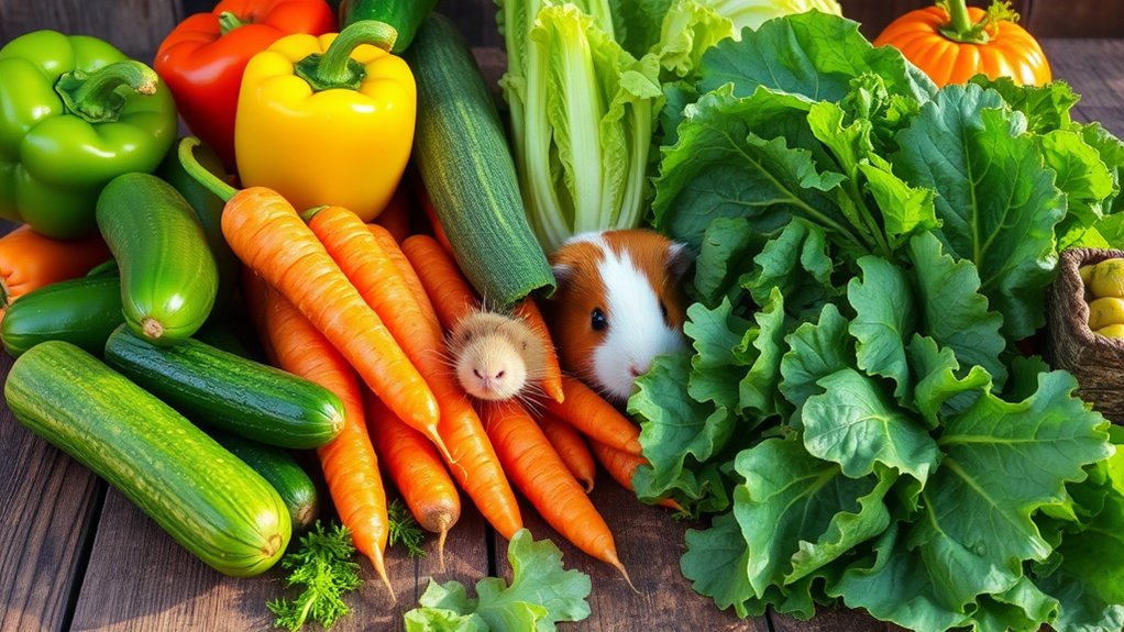 guinea pigs vegetable options