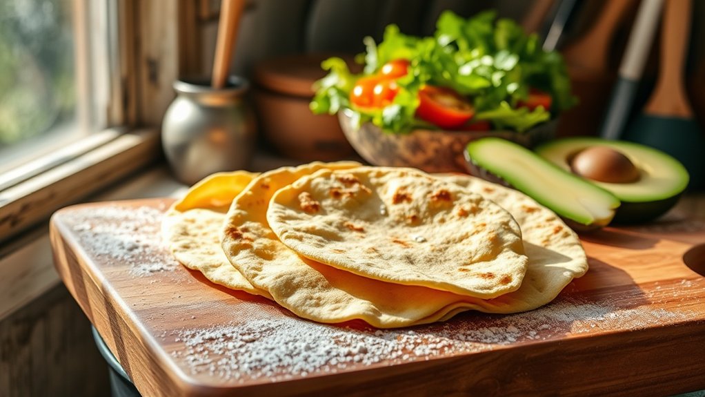 homemade vegan tortilla tips