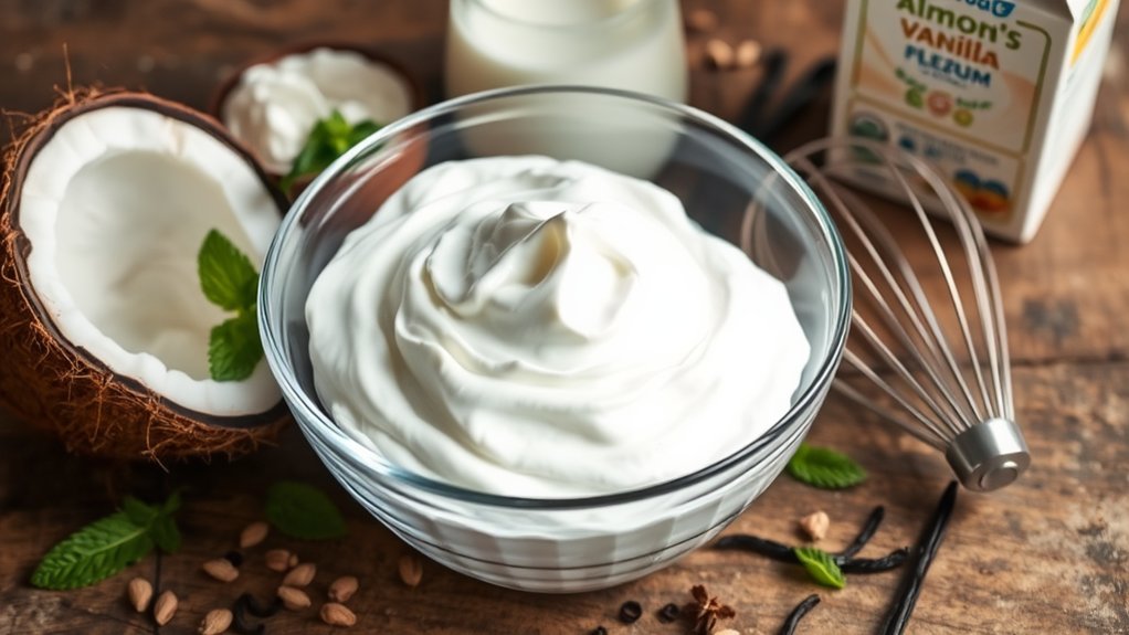 homemade vegan whipped cream