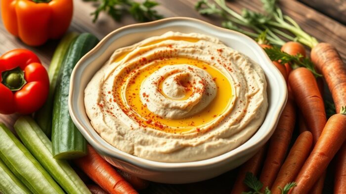 hummus is vegan food