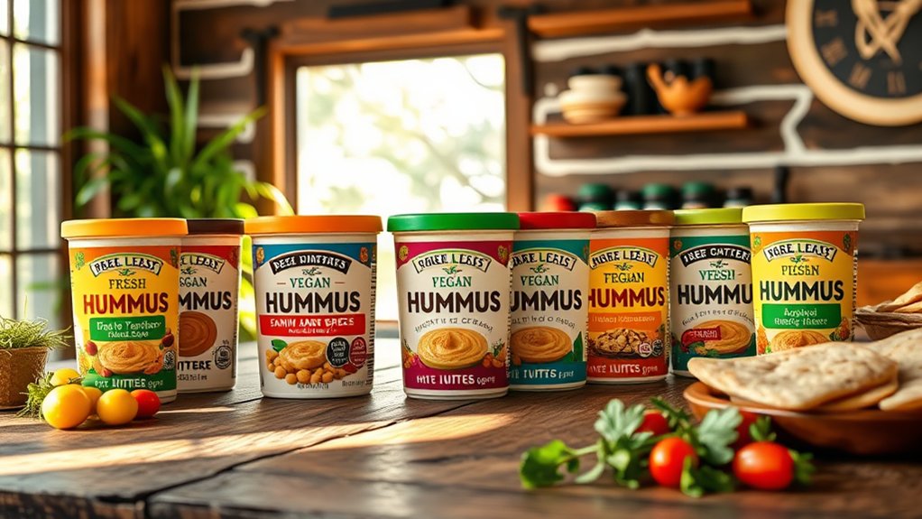 identifying vegan hummus brands