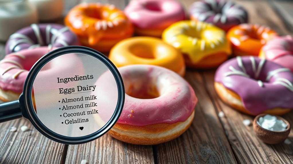 non vegan donut ingredients identified