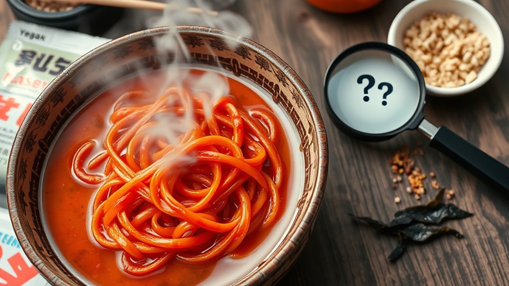 non vegan ramen ingredient concerns