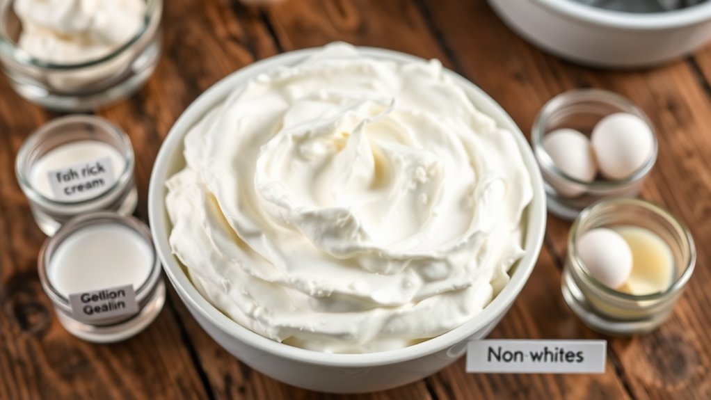 non vegan whipped topping ingredients