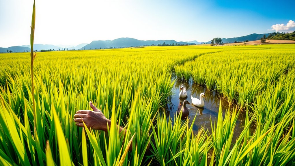rice cultivation and processing