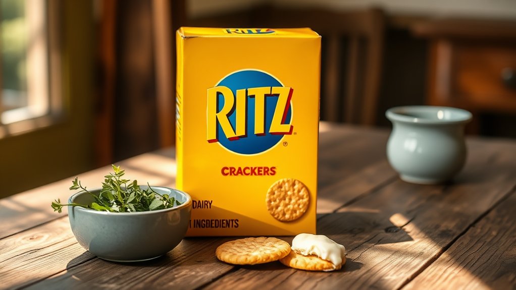 ritz crackers often contain dairy