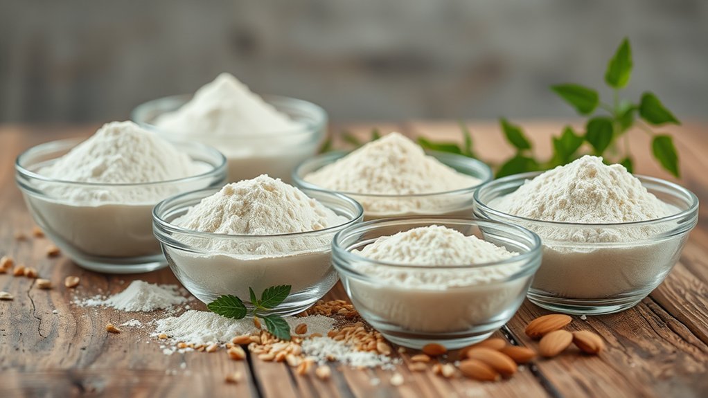types of baking flour