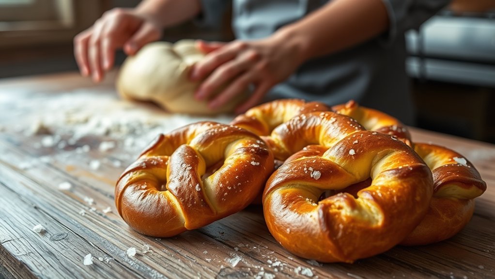 vegan pretzel making process