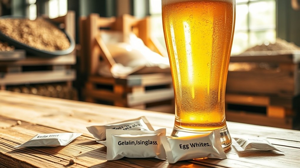 animal derived beer fining agents