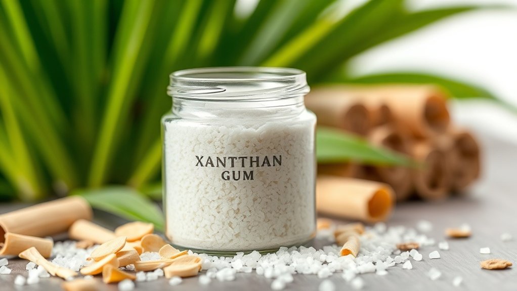 vegan xanthan gum production