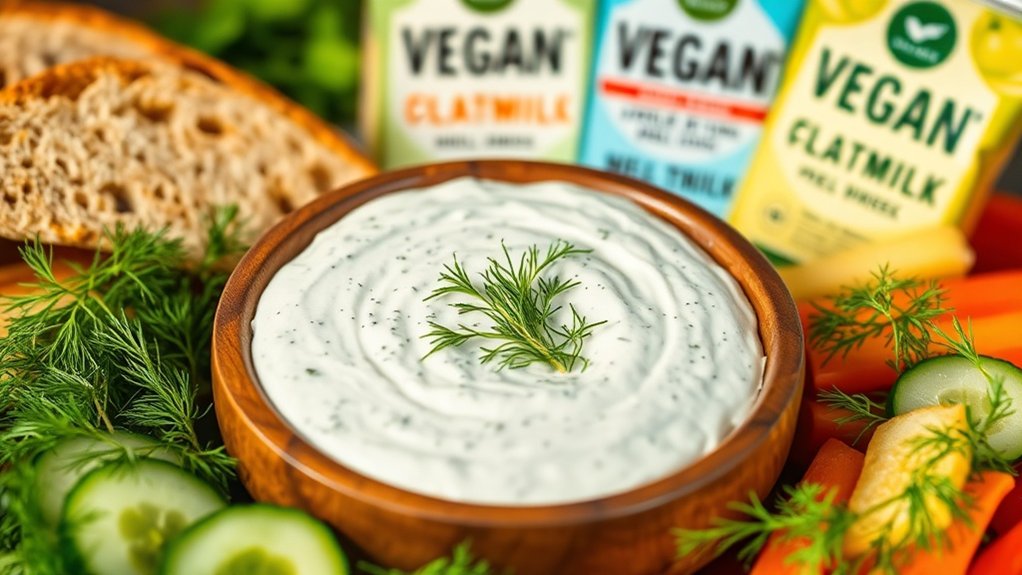 commercial vegan tzatziki options