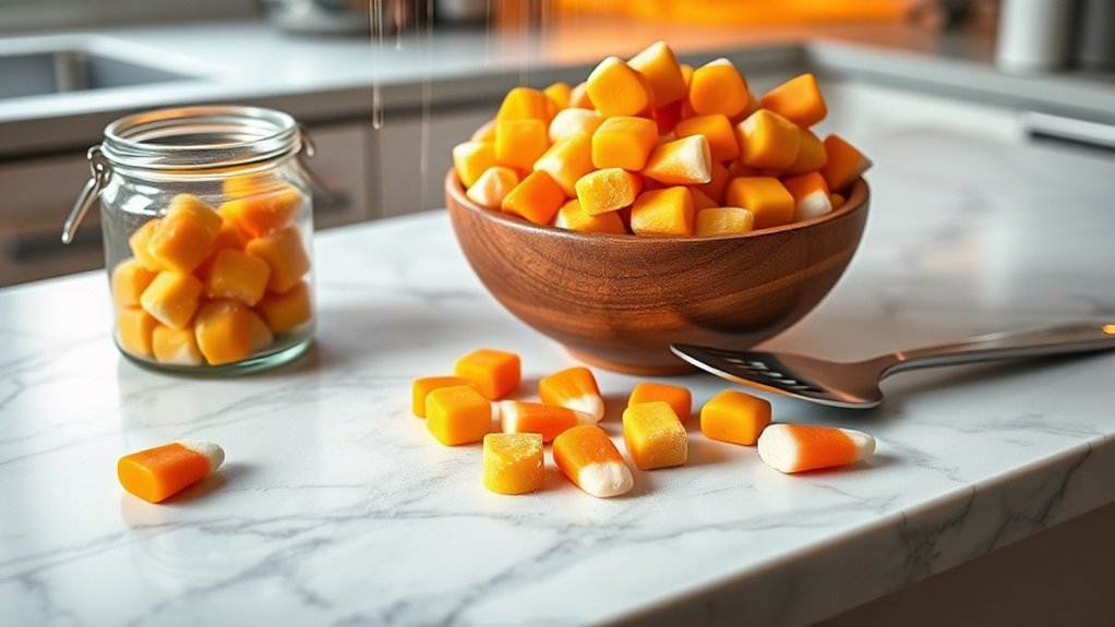 homemade vegan candy corn