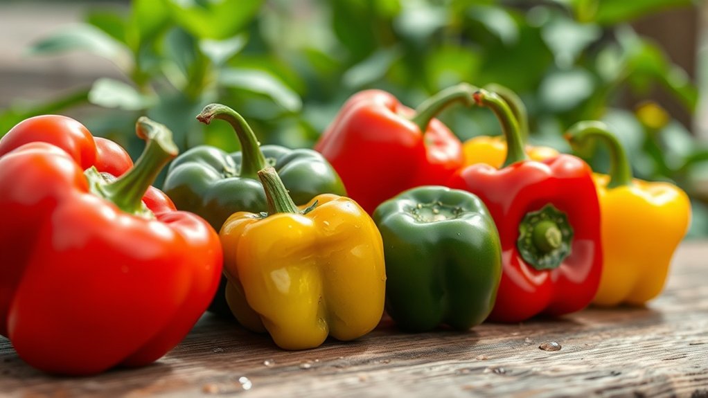 Is Pepper a Veg 3 peppers classified as fruits