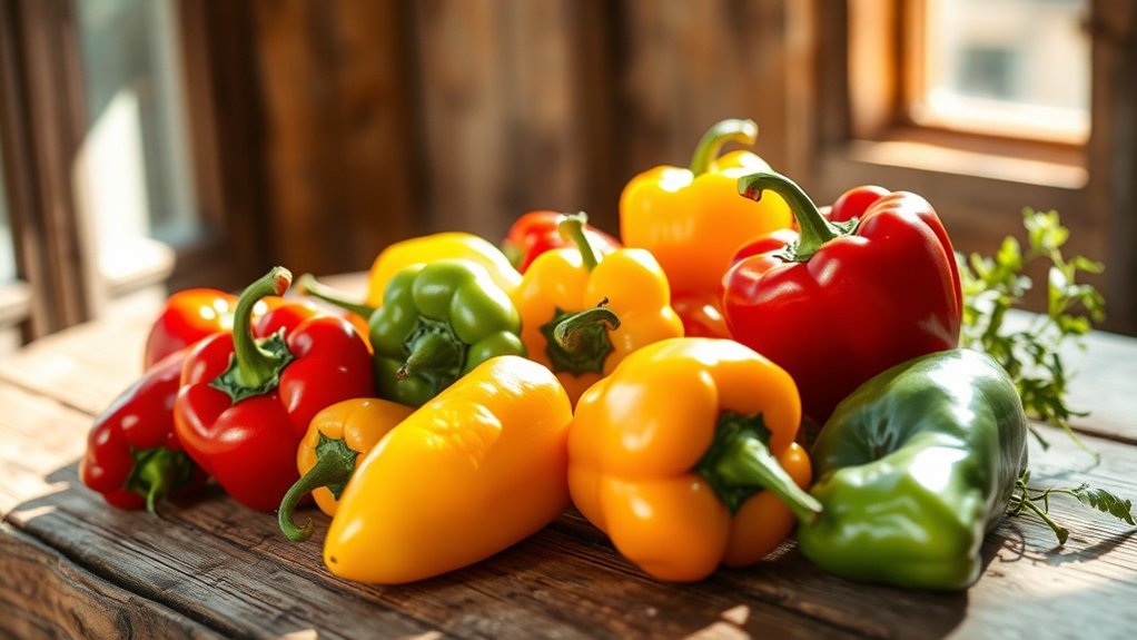 Is Pepper a Veg 5 peppers classified as vegetables