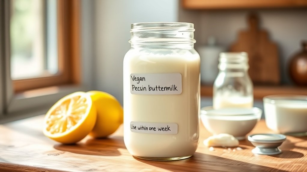 store and freeze buttermilk