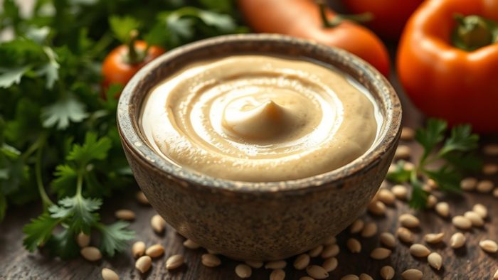tahini sauce is vegan