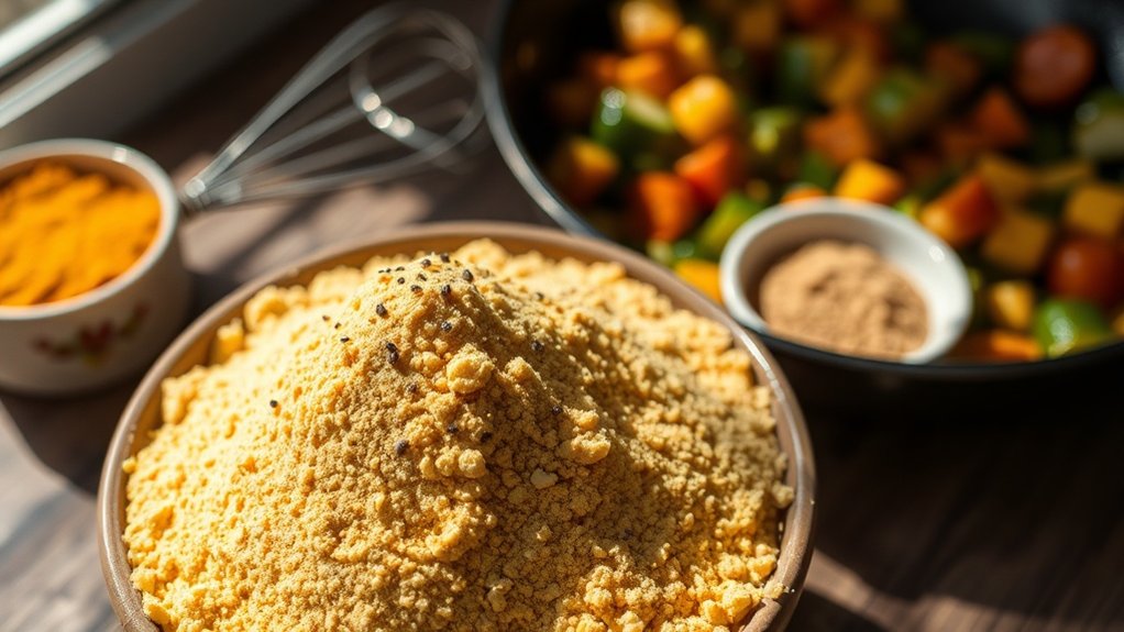 What Is Vegan Egg Made Of 5 chickpea flour budget friendly scramble