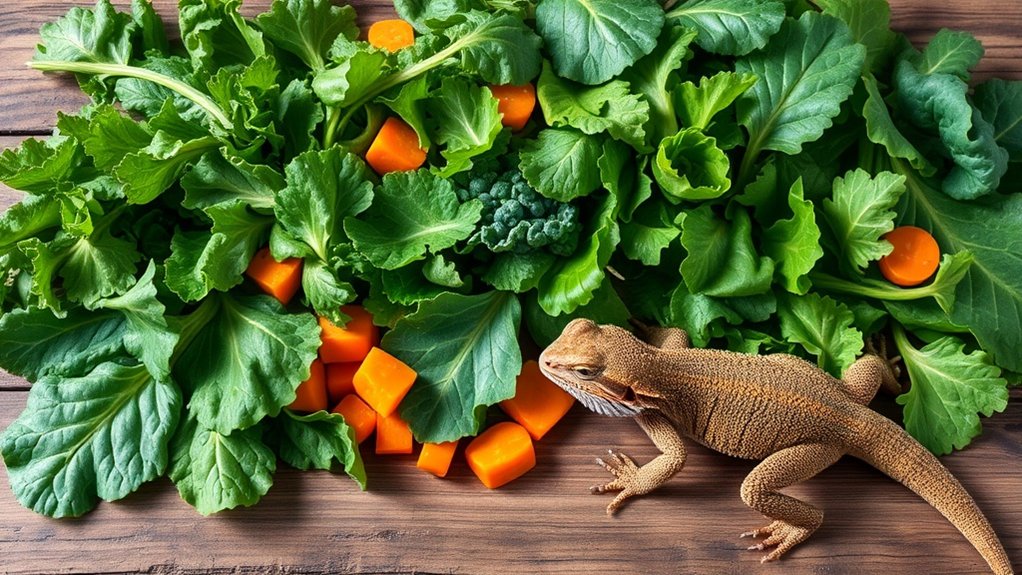 What Veg Do Bearded Dragons Eat 3 essential leafy greens diet