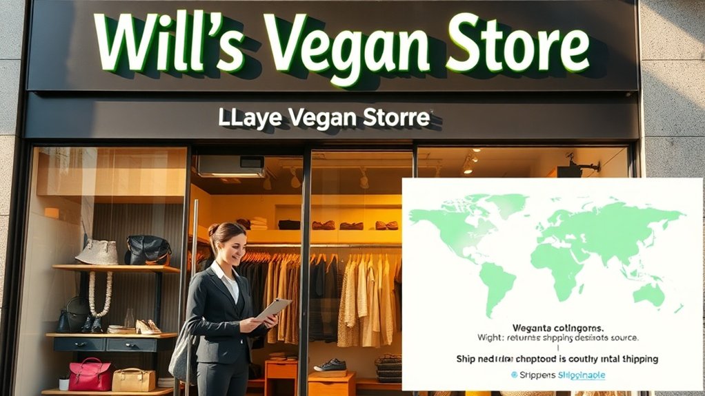 Will's Vegan Store 4 global shipping easy returns