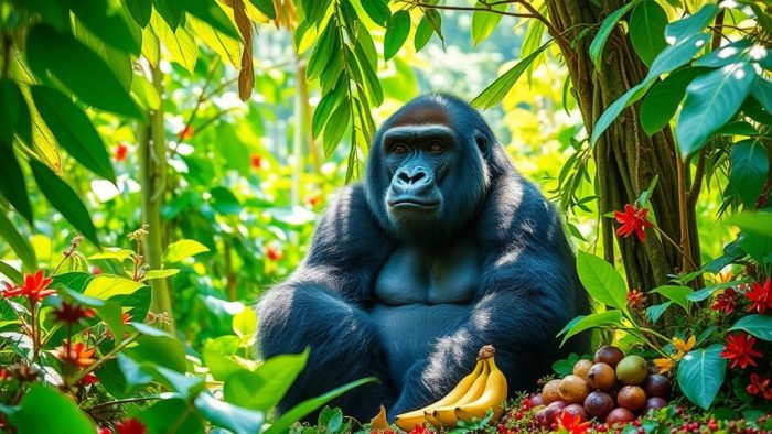 Are Gorillas Vegan 5 gorillas primarily eat plants