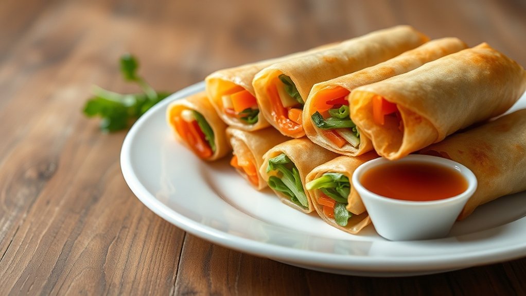 Are Spring Rolls Vegan 3 spring rolls vary greatly